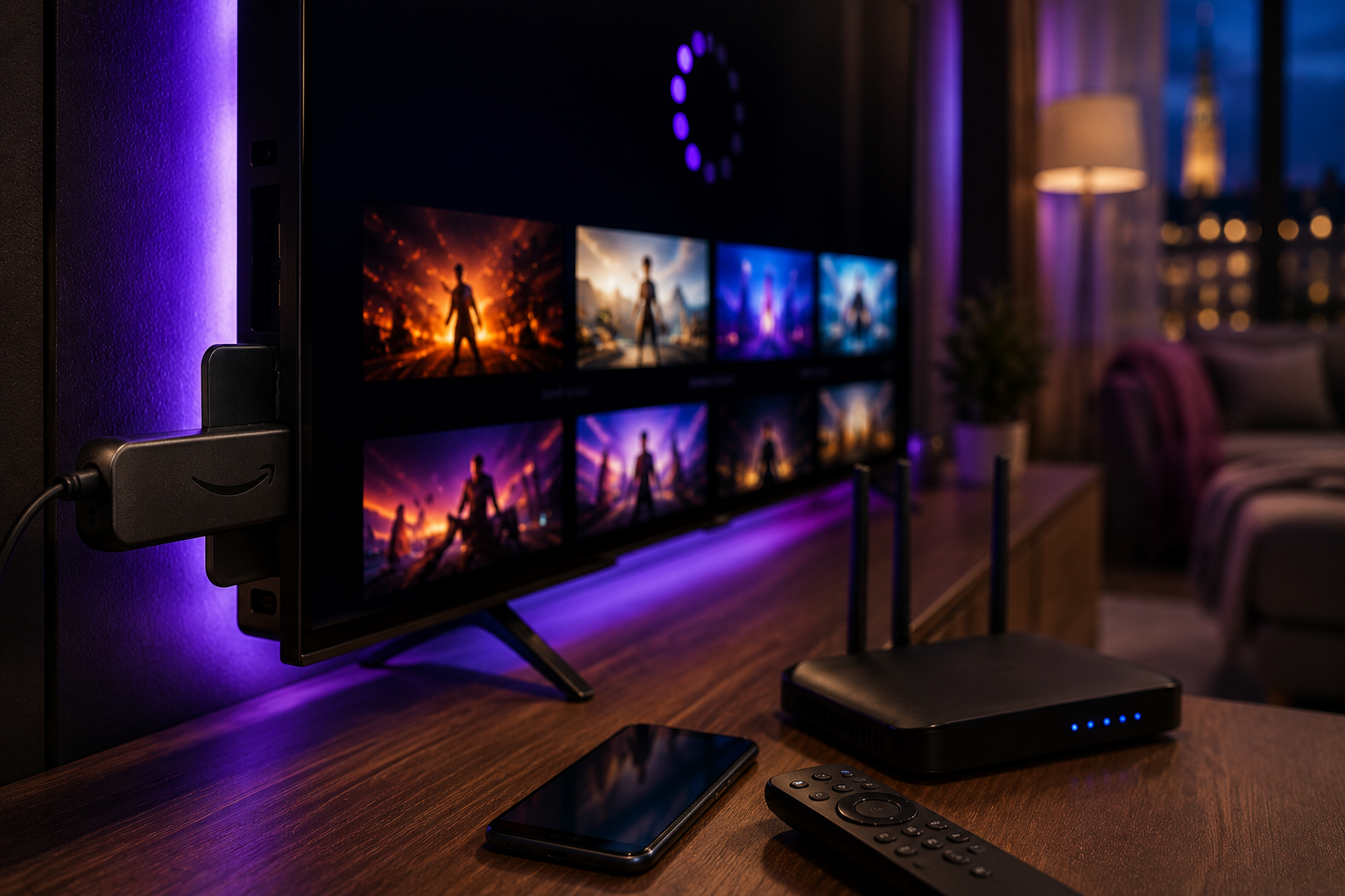Amazon Fire TV Stick optimized for IPTV streaming in 2026