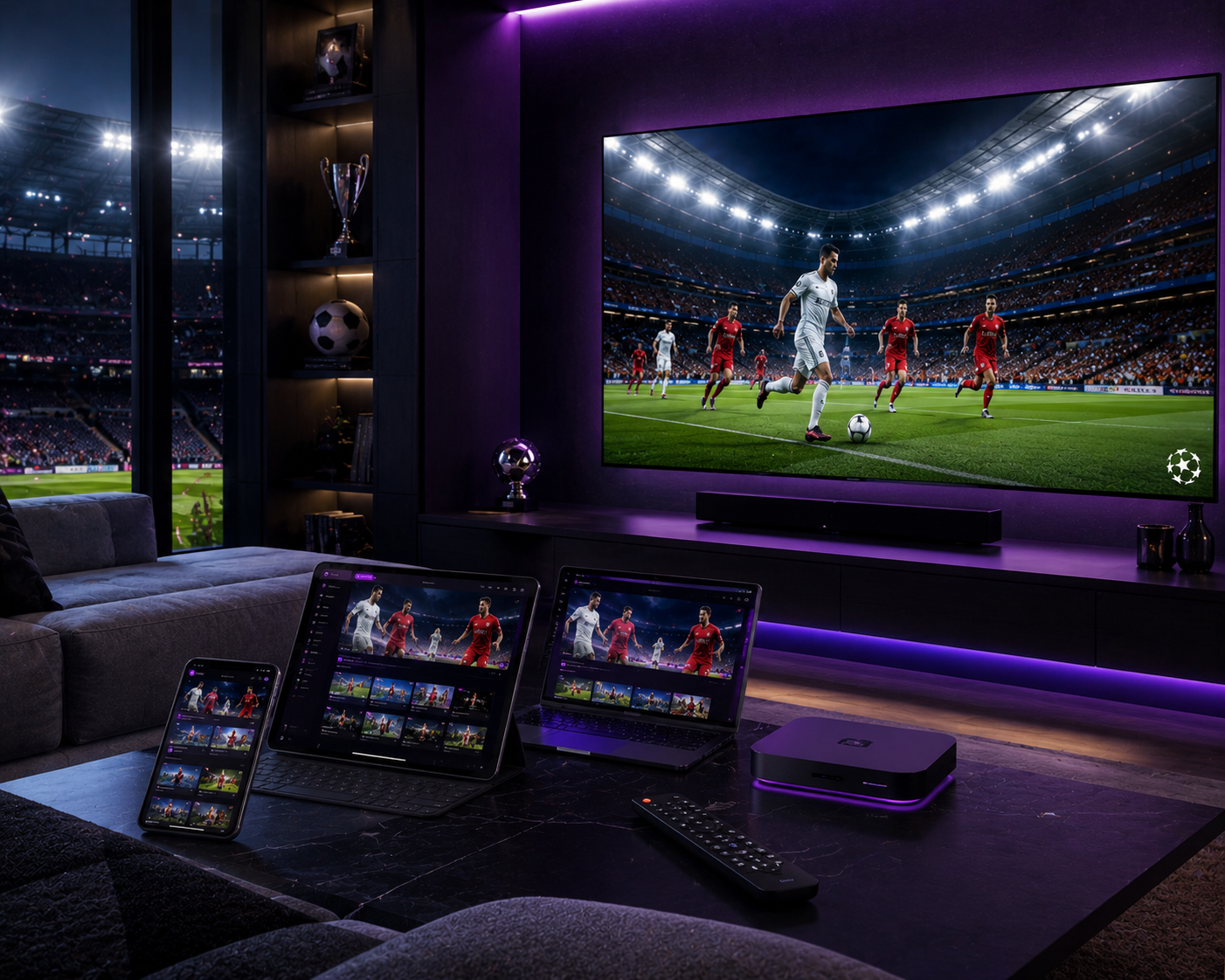 Best IPTV subscription for football fans to Watch Champions League 2026 IPTV