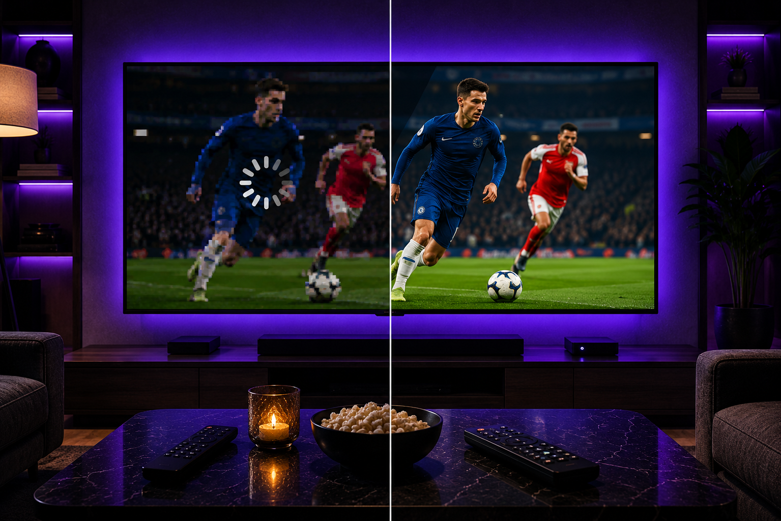 Comparing unreliable free IPTV with premium IPTV Free Trial 2026
