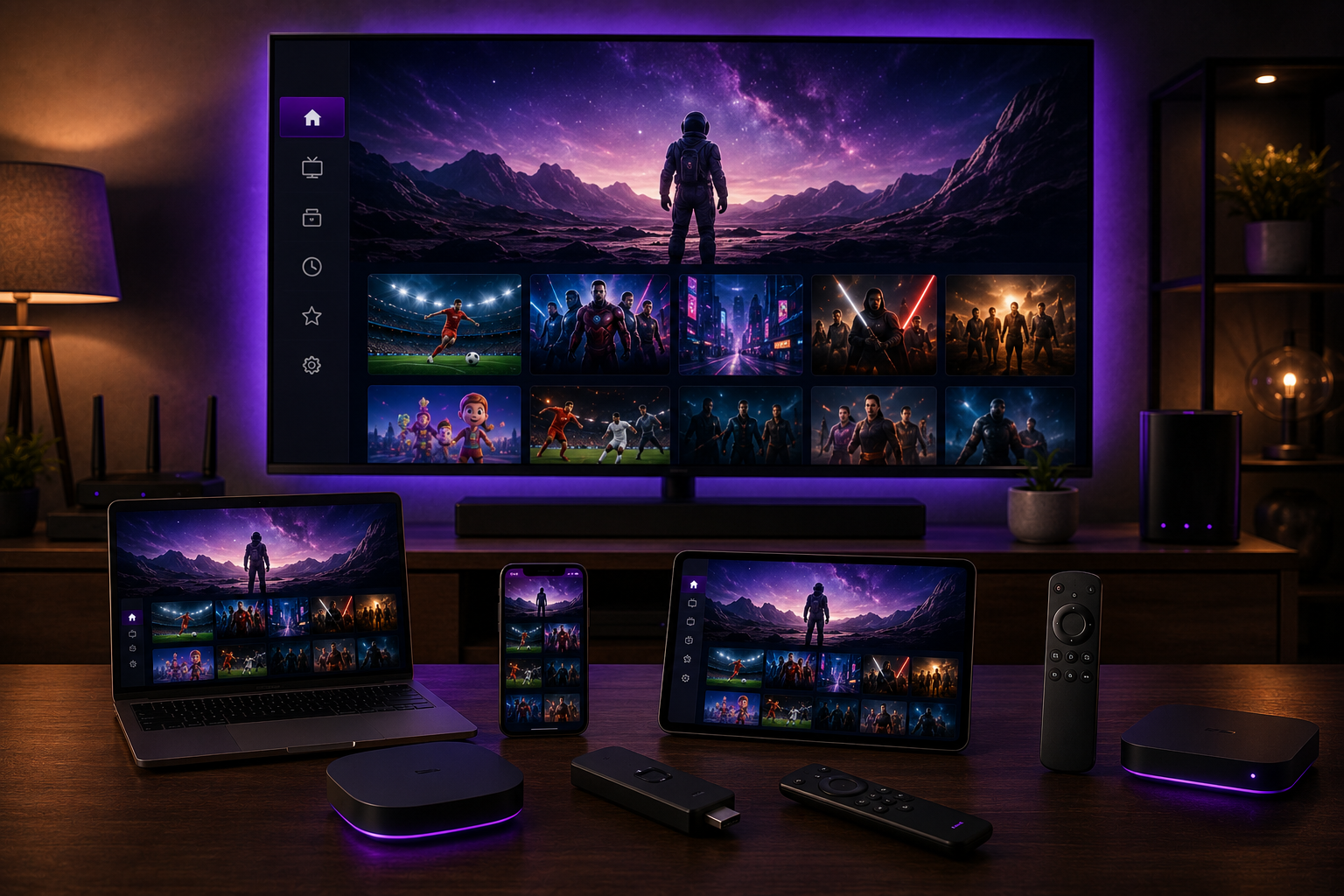 Compatible devices for TiviMate and IPTV Smarters Pro