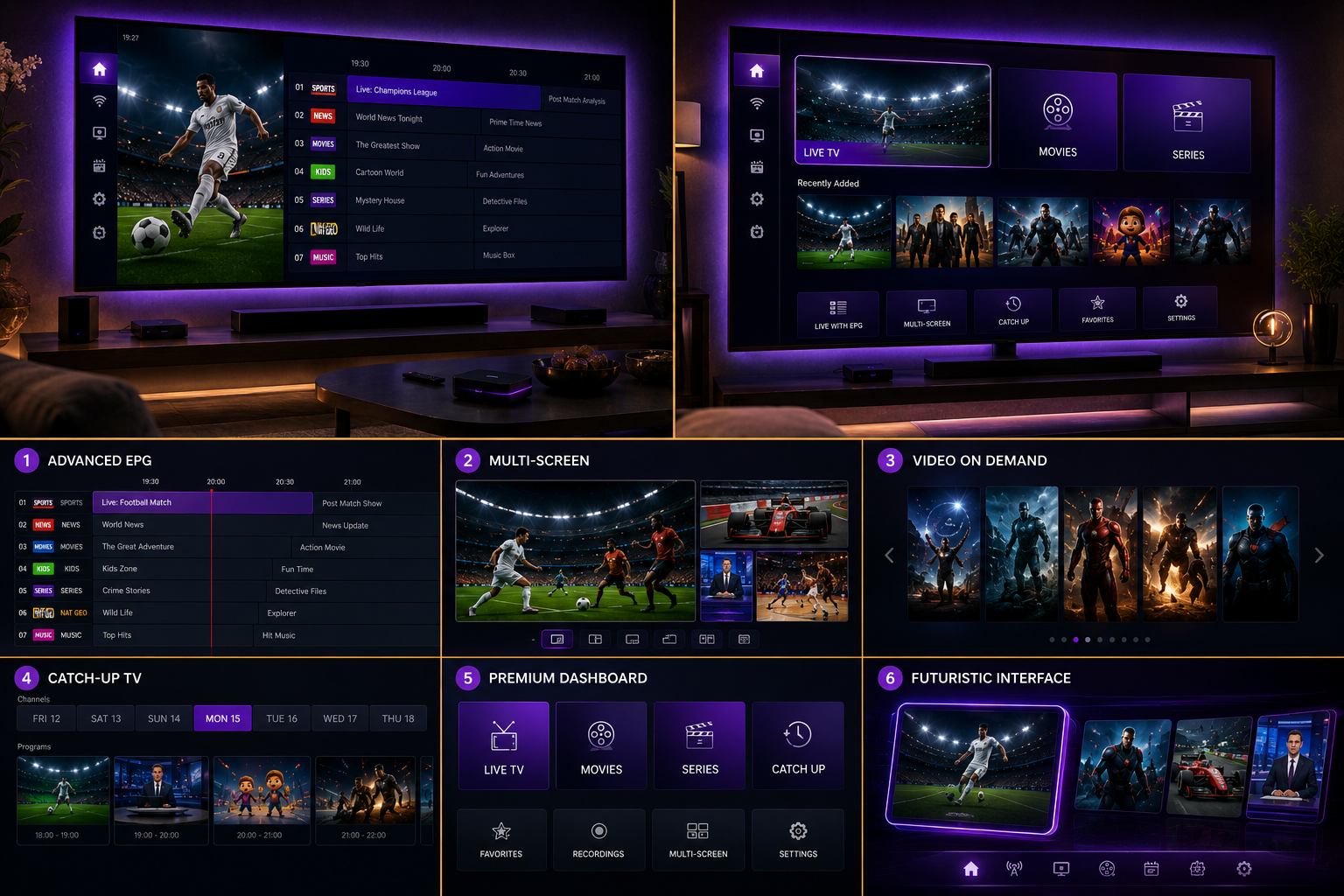 Feature comparison between TiviMate and IPTV Smarters Pro 2026