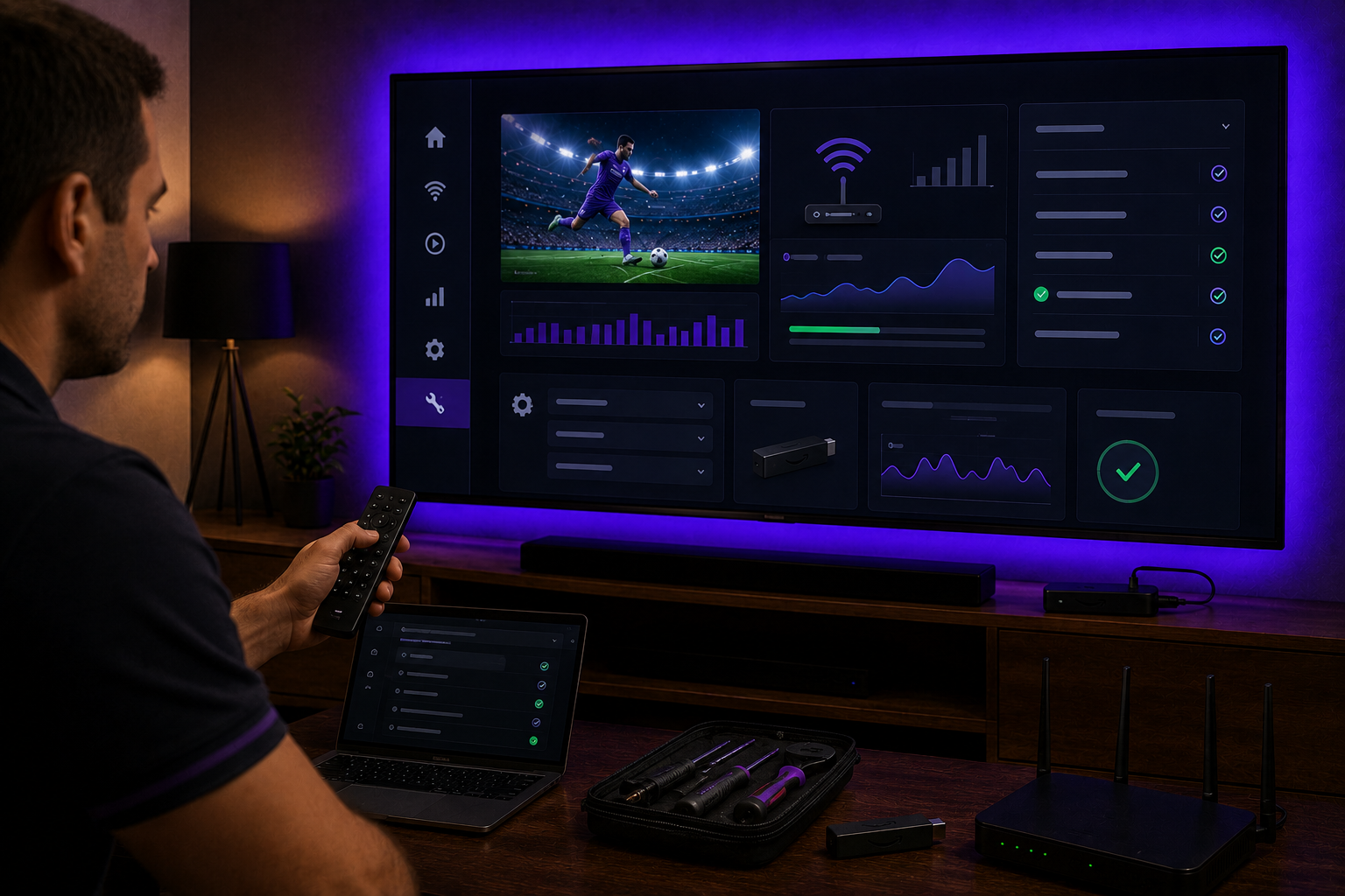 Fixing IPTV buffering black screen and playback issues on Firestick