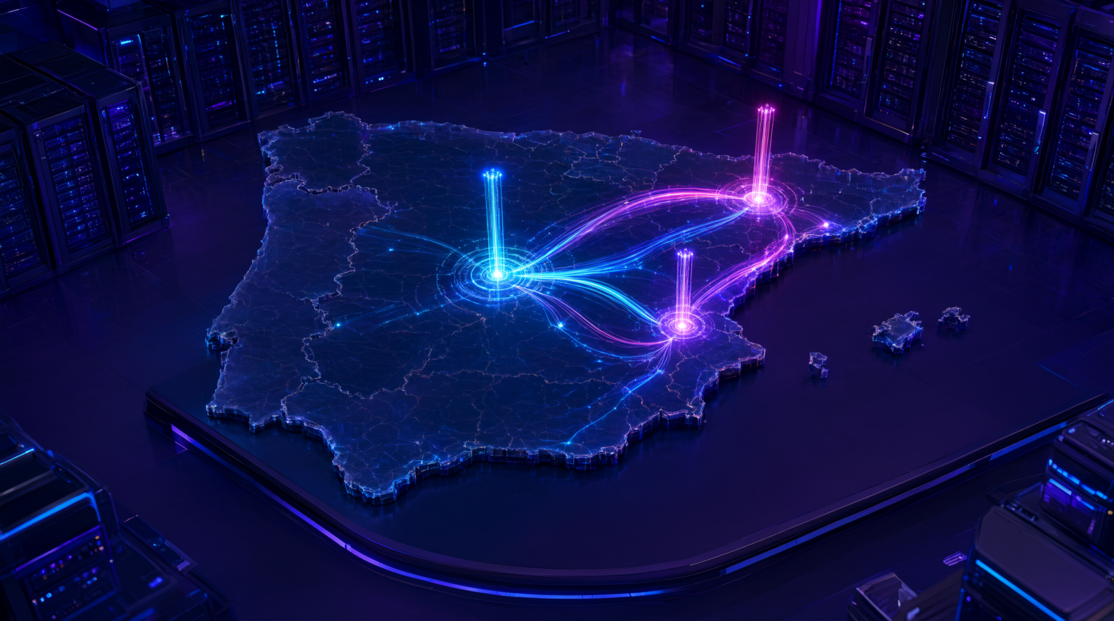 IPTV Spain streaming servers with fast low latency network technology
