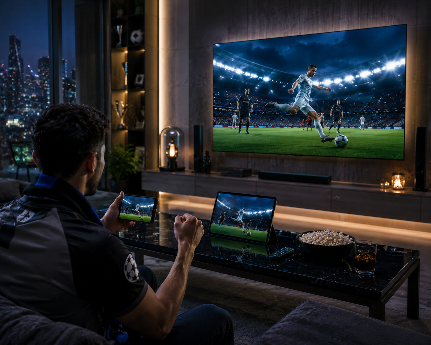IPTV streaming Champions League on multiple devices to Watch Champions League 2026 IPTV