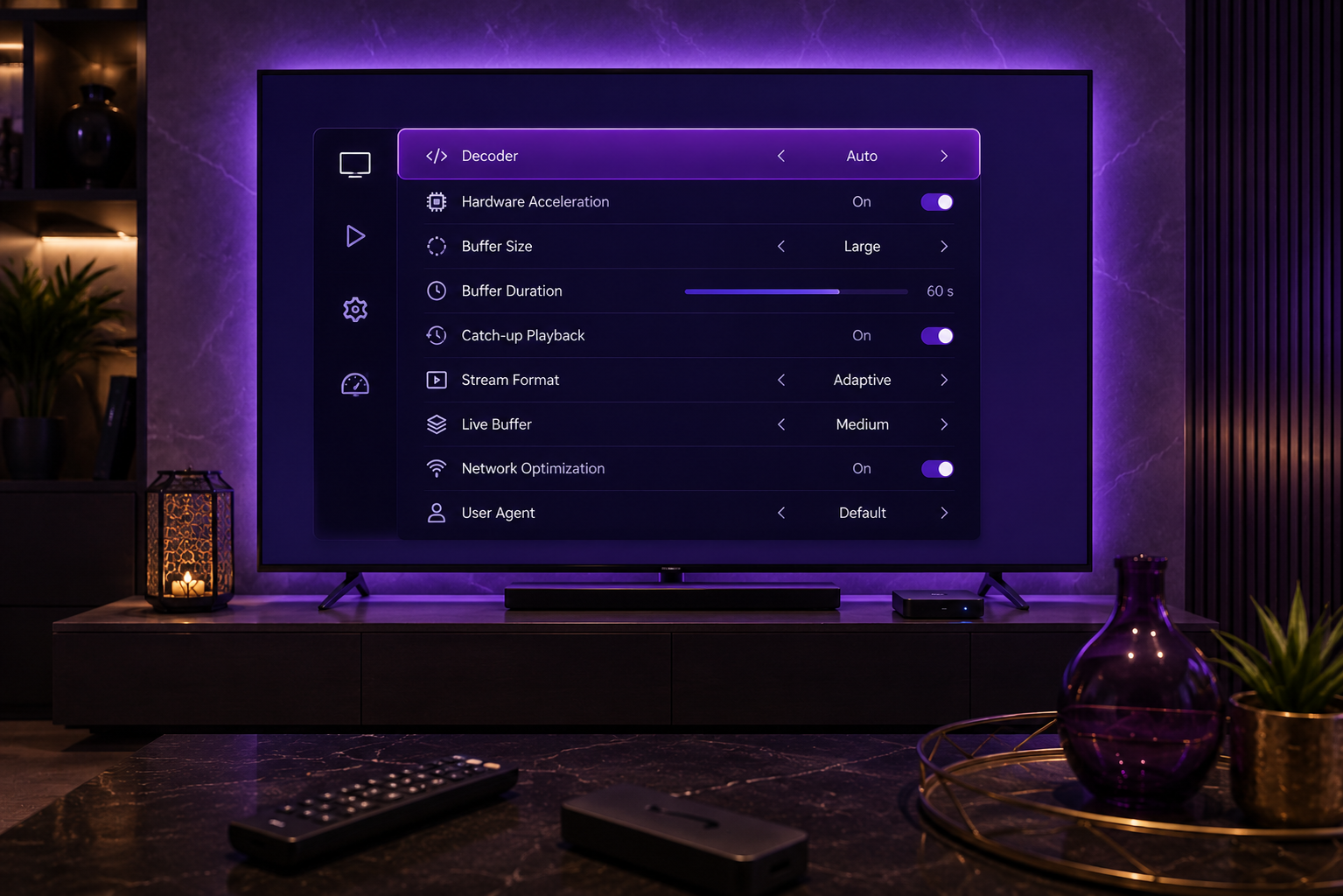 Optimizing IPTV player settings to Fix IPTV Buffering 2026