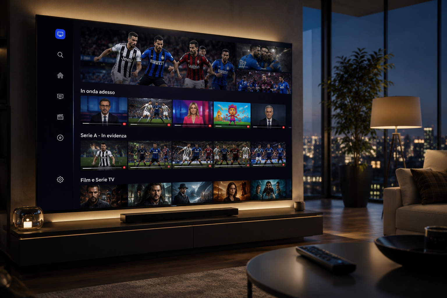 Premium Italian TV channels and Serie A streaming on IPTV for Best IPTV for Italy 2026