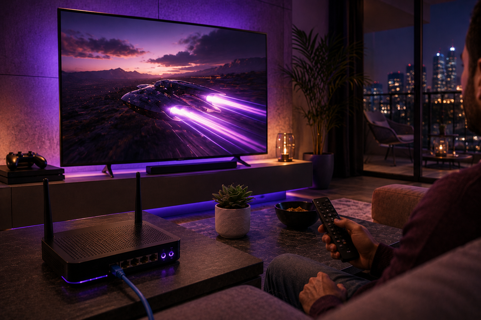 Velocidad de Internet recomendada para ver IPTV en 4K en España con fibra óptica