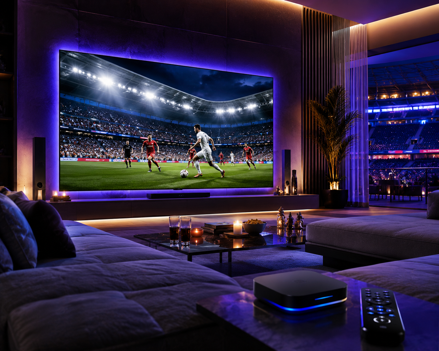 Watch Champions League 2026 IPTV in 4K on Smart TV