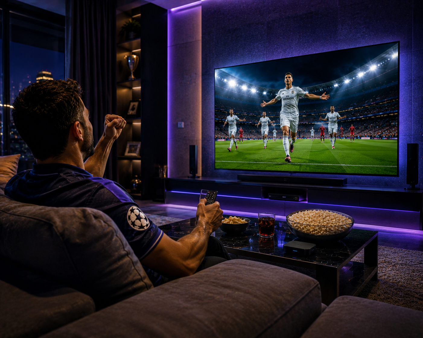 Watch Champions League live IPTV at home in 4K to Watch Champions League 2026 IPTV