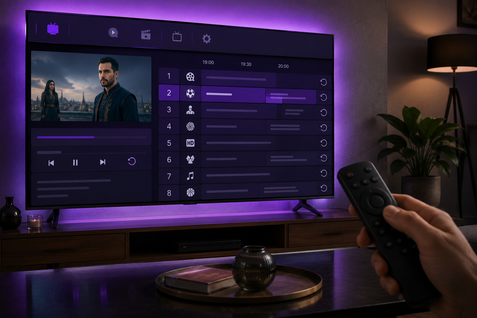 استخدام خاصية Catch-up في تطبيقات TiviMate و IPTV Smarters عبر دليل البرامج