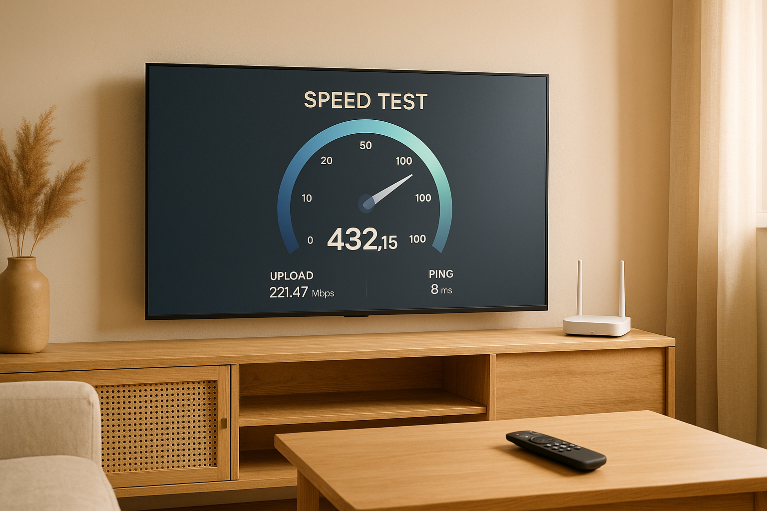 Finding the Best IPTV for Spain 2025: A Comprehensive Guide Wi-Fi router with multiple antennas providing stable IPTV Spain 2025 connection