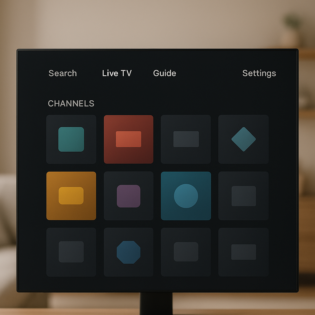 Finding the Best IPTV for Portugal 2025: A Comprehensive Guide Smart TV showing a neutral football match via IPTV Portugal 2025 in a cozy living room