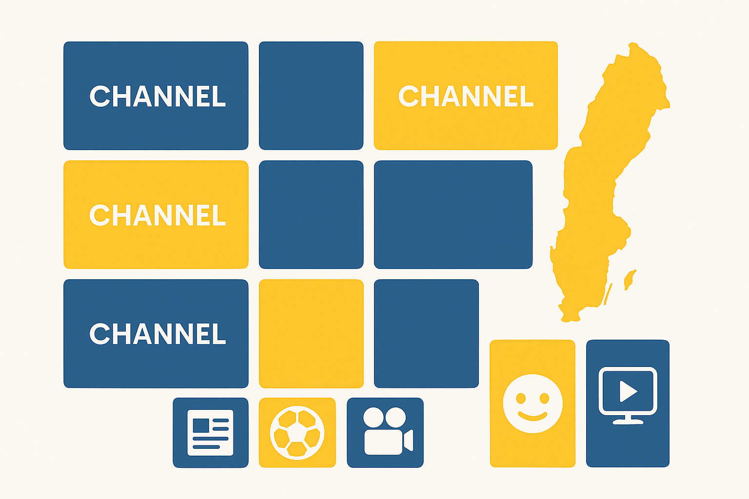 Streaming devices and Smart TV used for Best IPTV Sweden 2025 setup
