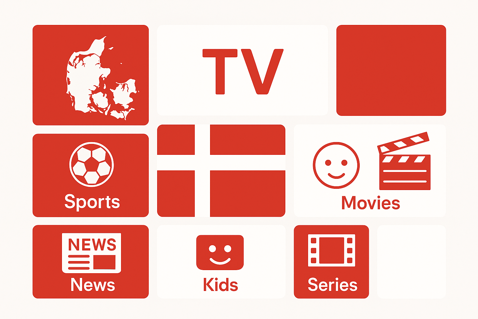 Best IPTV for Denmark 2025 cozy Danish living room with Smart TV and streaming setup