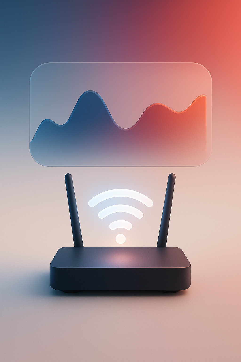 Stable IPTV connection for Czech Republic with modern Wi-Fi 6 router and speed graph