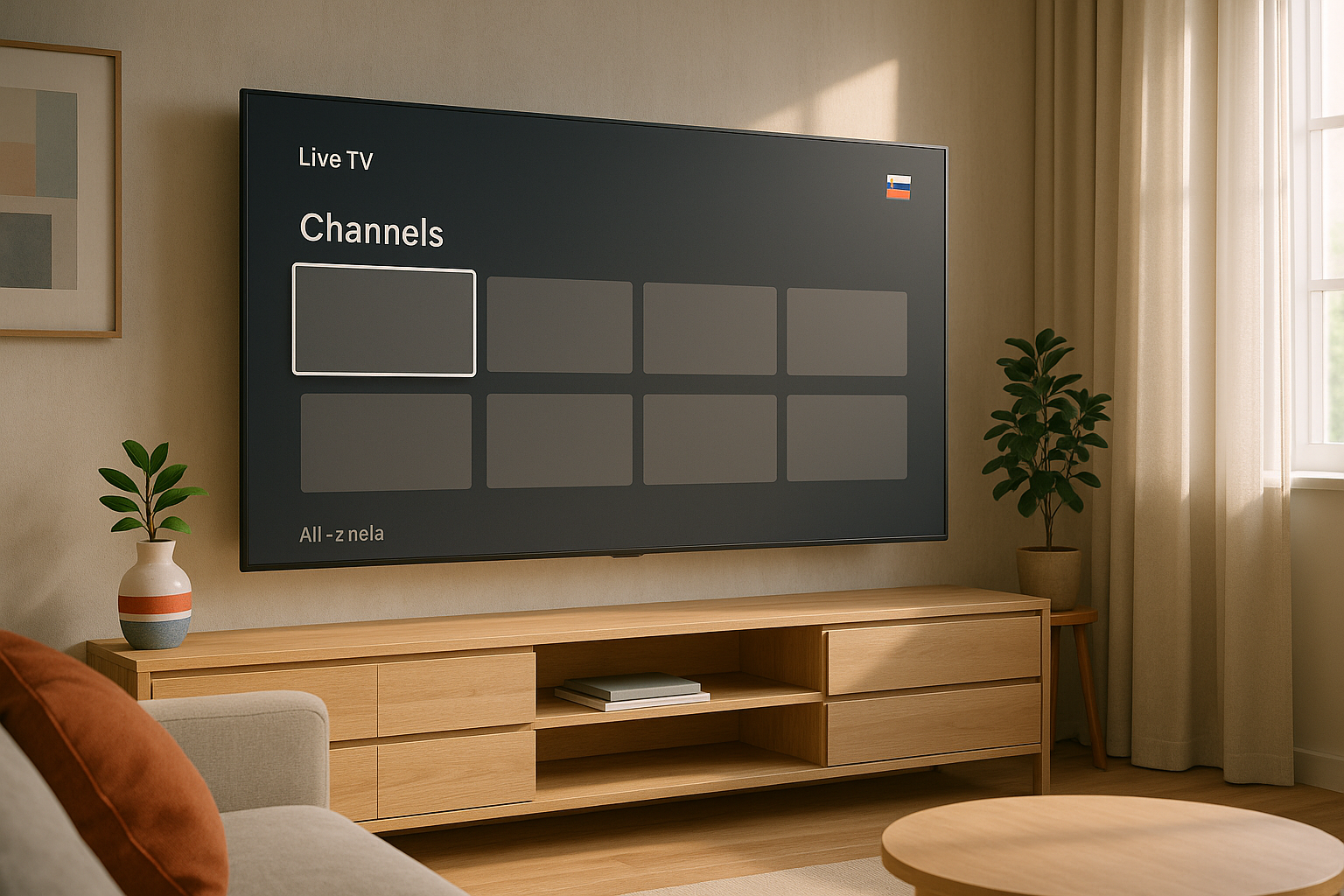Collection of streaming devices and Smart TV used for IPTV in Slovakia