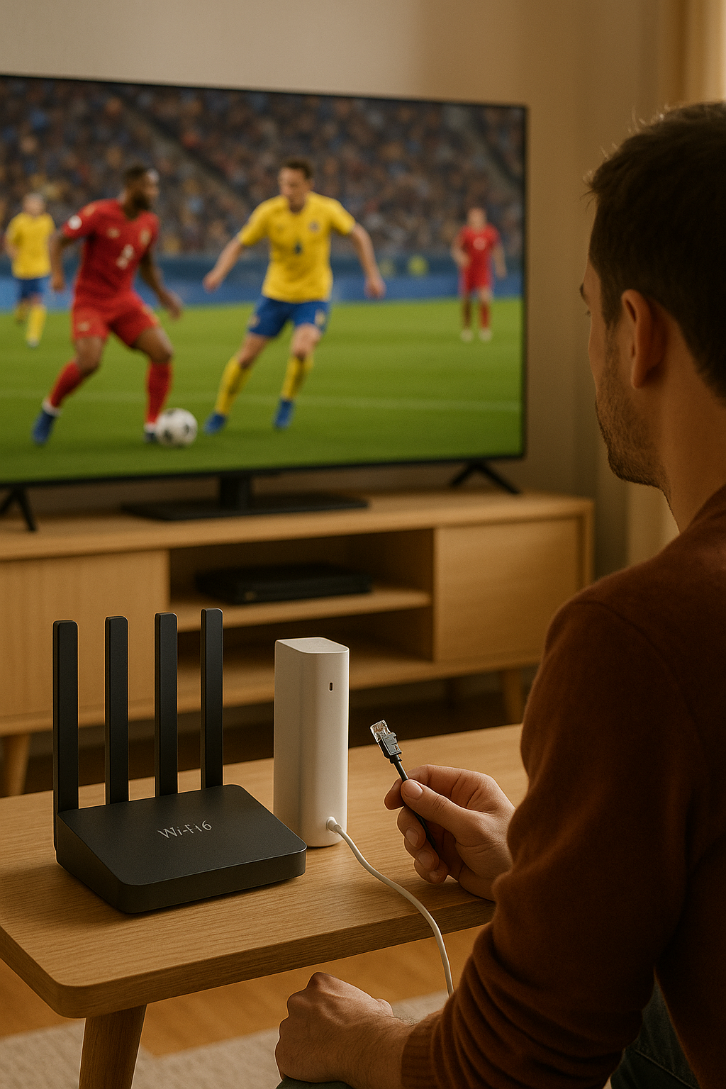Smart TV and streaming devices set up for IPTV in Romania