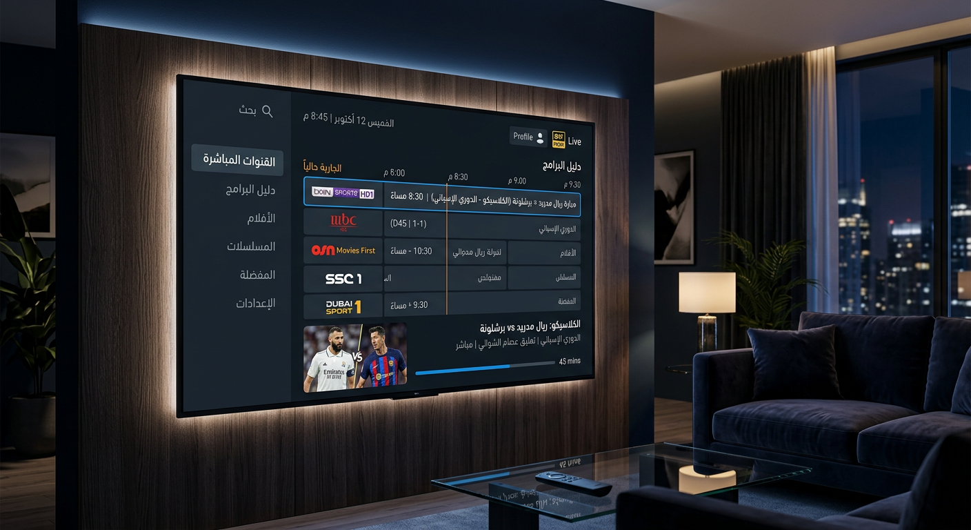 أفضل تطبيق IPTV للفايستيك 2026 - مقارنة بين أفضل التطبيقات للبث
