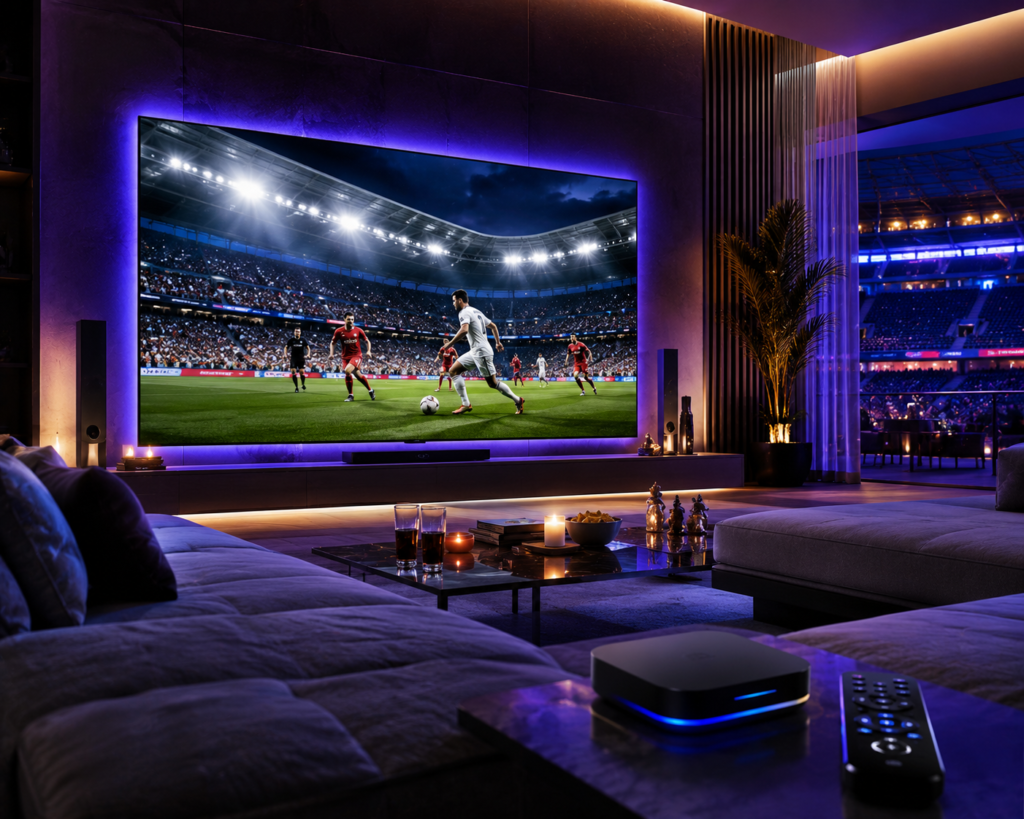 Watch Champions League 2026 IPTV in 4K on Smart TV