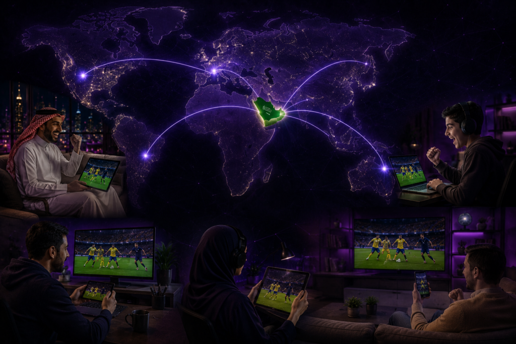 أفضل خدمات IPTV للمغتربين لمشاهدة الدوري السعودي من أي دولة